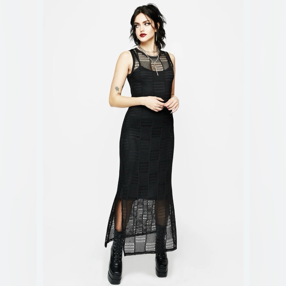 Disturbia Kindle Ladder Lace dress NWT